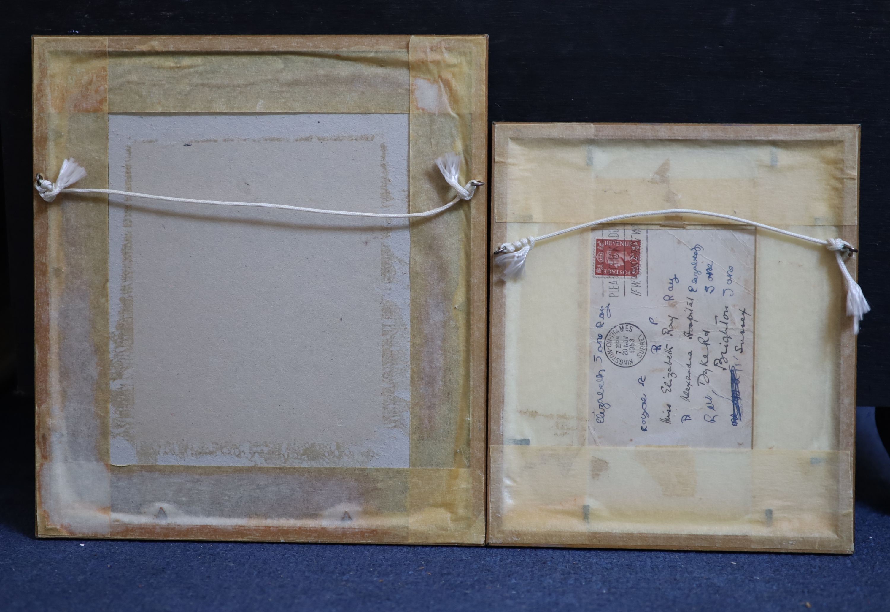 Alfred Bestall, British, (1892-1986) two original bespoke drawings of Rupert The Bear, each dedicated to the vendor 8.5 x 11.5 and 16 x 13cm.